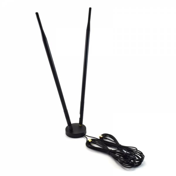 4G LTE 9dBi Vidinė Dviguba Omni Antena TS9 3m