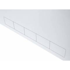 Stovo Dėklas 19" 3U, 180mm, baltas