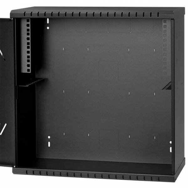 Stovo Spintelė 19" 3U+4U, 180mm, Juoda
