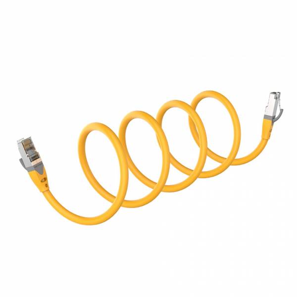 Patch kabelis SSTP Cat6A 2m geltona