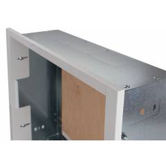 Įleistinio montavimo dėklas OMP3 baltas 300x300x120