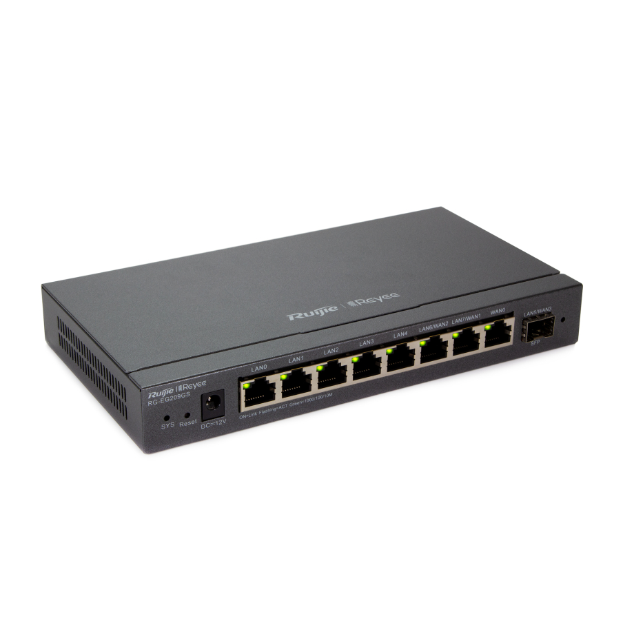 Reyee 9-Port Gigabit Cloud Managed SFP Router