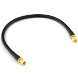 SMA Male iki SMA Male 30cm koaksialinis kabelis — HF240 (atitinka LMR240)
