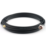 RP-SMA Male iki N Male Hex 10m koaksialinis kabelis — HF240 (atitinka LMR240)