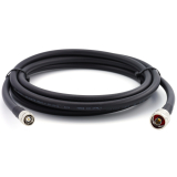 N Male iki RP-TNC Male 30m koaksialinis kabelis — elastinis HF-400-UF (atitinka LMR400 UF UltraFlex)