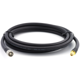 SMA Male iki RP-TNC Male 12m koaksialinis kabelis — elastinis HF-400-UF (atitinka LMR400 UF UltraFlex)