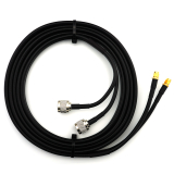 SMA Male iki N Male 3m dvivietis koaksialinis kabelis — HF240 (atitinka LMR240)