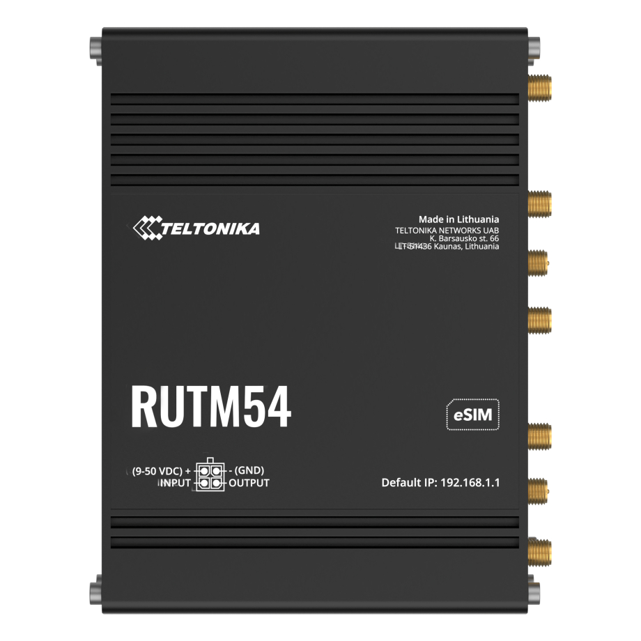 Teltonika RUTM54 5G maršrutizatorius su Telit modemu