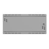 Stovo Spintelė 19" 4U, 350mm, Metalinės durys, Pilka