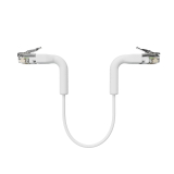 Broadbe plonas Patch kabelis 5G baltas 0.1m