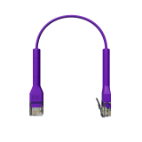 Broadbe plonas Patch kabelis 5G violetinė 0.1m 12 vnt.