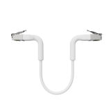 Broadbe plonas Patch kabelis 10G baltas 0.1m