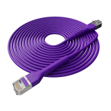 Broadbe plonas Patch kabelis 10G violetinė 8m