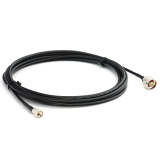 Mini UHF Male iki N Male 1m RG58/U koaksialinis kabelis