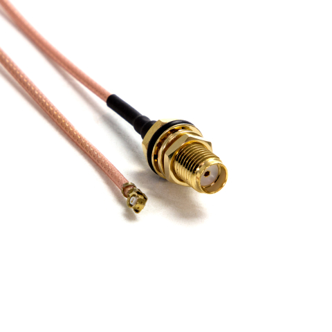 Pigtail kabelis U.fl Female / SMA Female 10cm