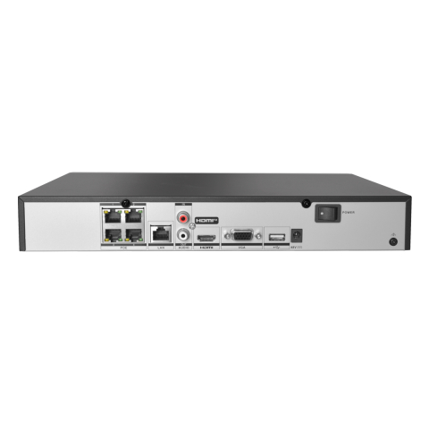 HikVision 4-kanalų 1U 4K PoE NVR DS-7604NXI-K1/4P(D)