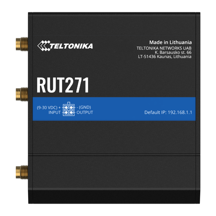 Teltonika RUT271 Redcap 5G maršrutizatorius