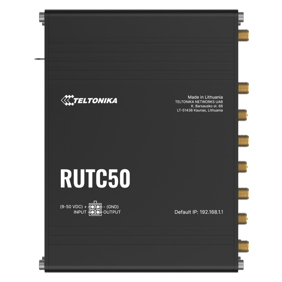 Teltonika RUTC50 5G & Wi-Fi 6 maršrutizatorius