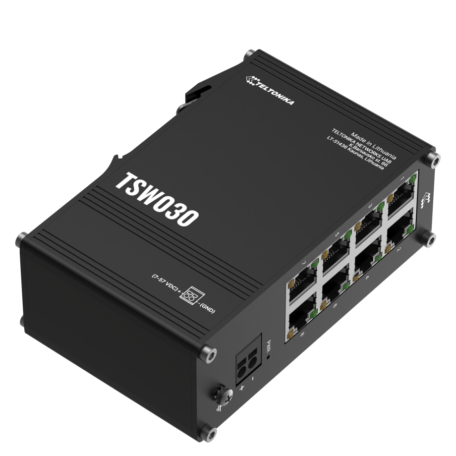 Teltonika TSW030 Ethernet komutatorius